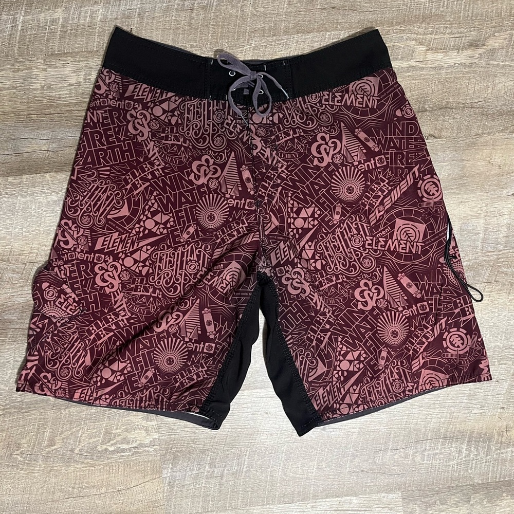 Element Men's Graphic Board Shorts BAM vintage Y2K size 32